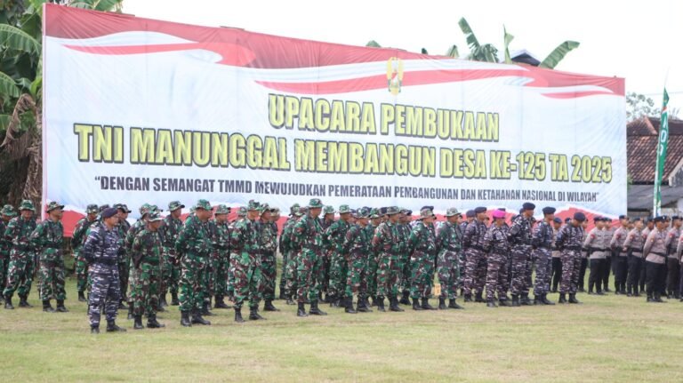 TMMD 125 Kodim 0825/Banyuwangi Resmi Dibuka, Bukti Nyata TNI Membangun Desa
