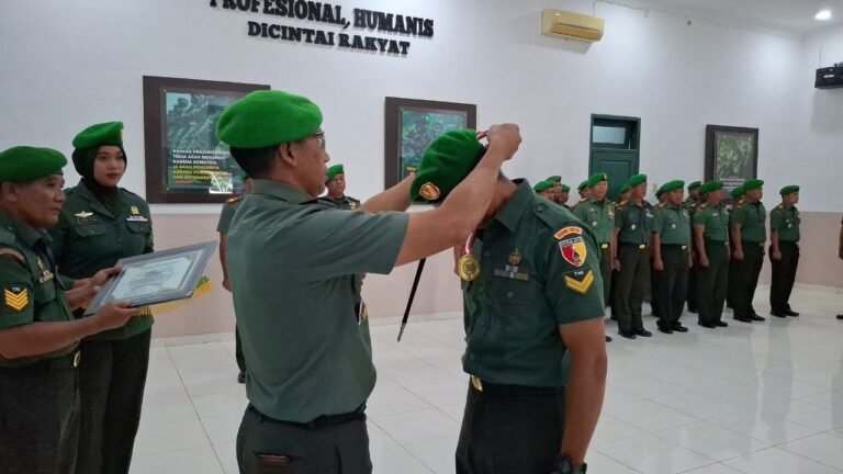 Kodim 0825/Banyuwangi Gelar Acara Serah Terima Jabatan Perwira Staf, Personel Pindah Satuan, dan Pelepasan Anggota Purna Tugas