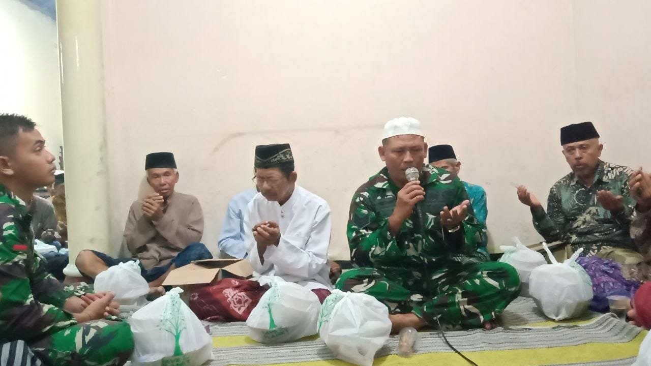 Bintal Korem 083/Bdj Gelar Yasinan dan Tahlilan