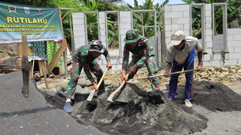 Kegiatan TNI Manunggal Membangun Desa (TMMD) ke-126 Kodim 0818/Malang-Batu terus menunjukkan komitmennya dalam meningkatkan kesejahteraan masyarakat pedesaan