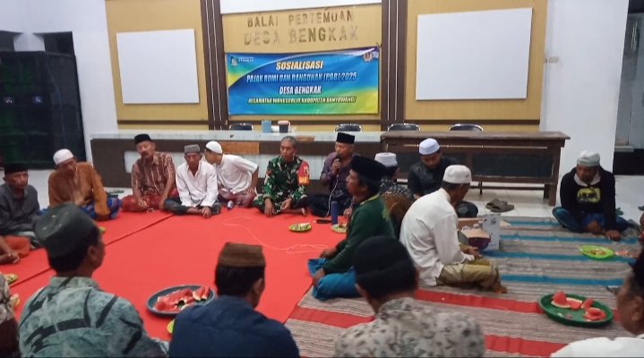 Warga Bengkak Antusias Ikuti Sosialisasi PBB, Babinsa dan Kades Kompak Dorong Kesadaran Pajak