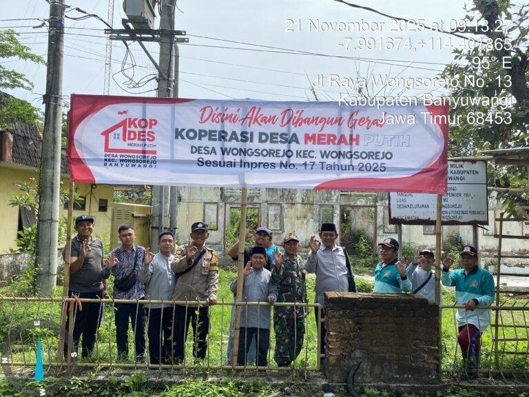 Pengukuran Lahan KDMP di Dusun Krajan, Wongsorejo Berjalan Lancar, Menunggu Rekomendasi Pemda
