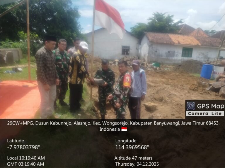 Doa Bersama Iringi Pembangunan KDKMP Alasrejo, Tokoh Desa Hingga Aparat Hadir Berikan Dukungan