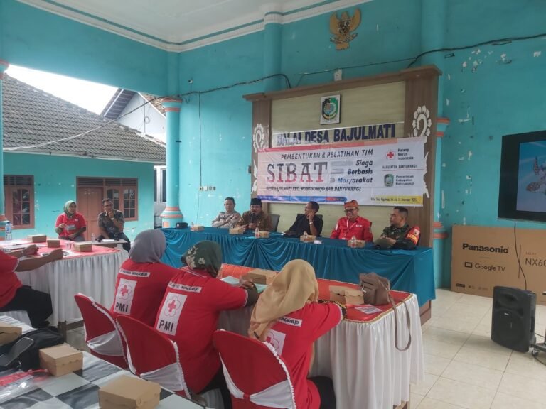 Babinsa hingga PMI Turun Langsung, Desa Bajulmati Siapkan Relawan Tangguh Hadapi Bencana