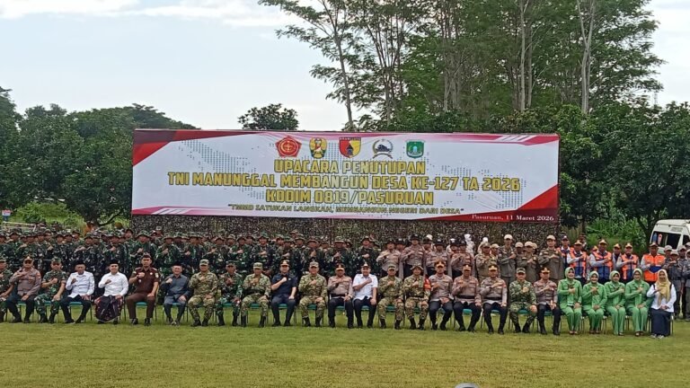 Pangdam V/Brawijaya Tutup TMMD Ke-127 Kodim 0819/Pasuruan