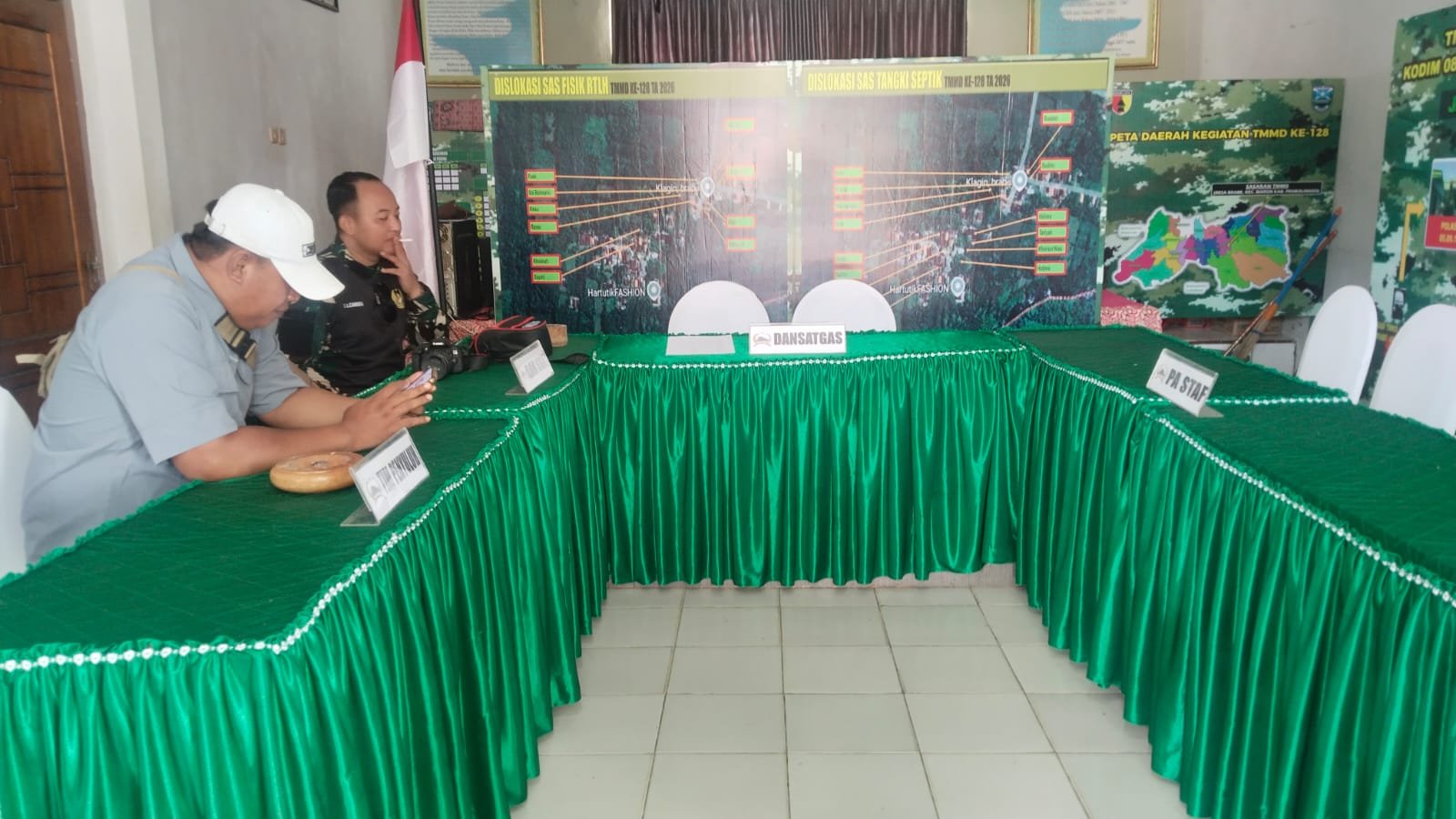 Posko TMMD ke-126 Kodim 0820/Probolinggo Jadi Pusat Kendali Pembangunan Desa Probolinggo