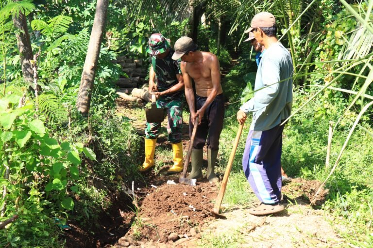 Kepala Desa Brabe Optimistis TMMD ke-128 Probolinggo Berdampak Positif bagi Warga.